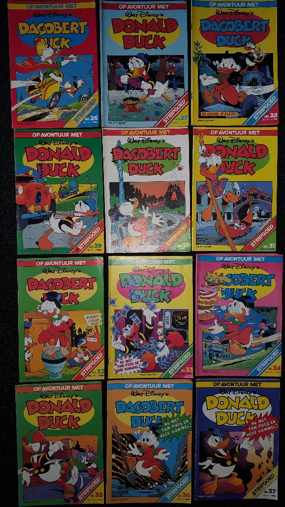 Donald Duck, Boeken, Stripboeken, Zo goed als nieuw, Meerdere stripboeken, Ophalen of Verzenden