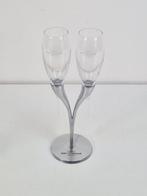 Duo Philippe Di Meo Champagne Flutes Houder Moët & Chandon, Huis en Inrichting, Glas of Glazen, N, Ophalen of Verzenden, Glas