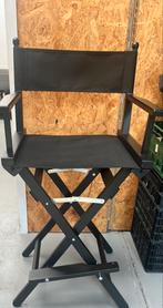 Make-up stoel zwart hout hoog, Ophalen, Zwart, Nieuw, Eén
