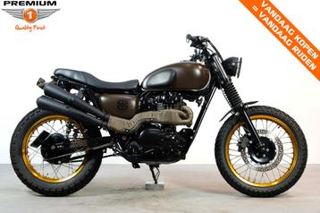 Kawasaki W 800 PREMIUM SCRAMBLER (bj 2016) beschikbaar voor biedingen