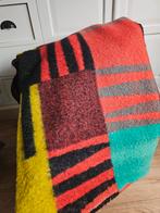 Vintage wollen deken, woondeken 190x230, Huis en Inrichting, Woonaccessoires | Plaids en Woondekens, Ophalen of Verzenden, Gebruikt