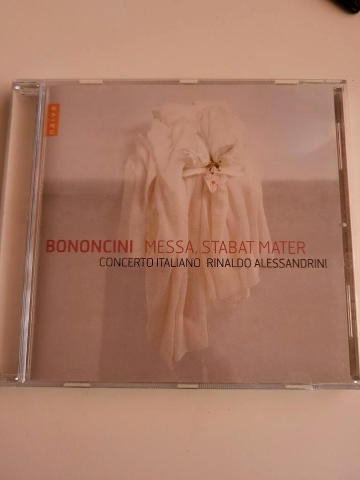 Bononcini - Messa, Stabat Mater - CD, Cd's en Dvd's, Cd's | Klassiek, Zo goed als nieuw, Vocaal, Barok, Met libretto, Ophalen of Verzenden