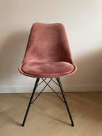 5x Kick Eetkamerstoelen Velvet Roze, Huis en Inrichting, Stoelen, Ophalen, Gebruikt, Overige kleuren, Stof