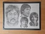 The Beatles Potloodtekening door Jonathan Wood, Antiek en Kunst, Ophalen of Verzenden