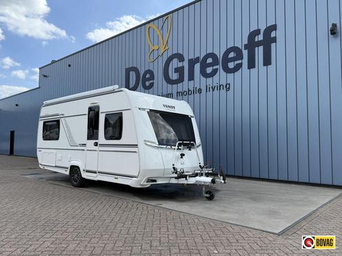 Fendt Bianco Activ 465 SFH, Caravans en Kamperen, Caravans, Bedrijf, tot en met 4, 1000 - 1250 kg, Standaardzit, Fendt, Frans bed