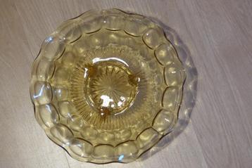 ENGELSE GLAZEN JUGENDSTILSCHAAL (ZEER FRAAI) beschikbaar voor biedingen