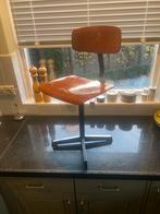 Vintage Kinderstoel Schoolstoel met Metalen Onderstel Eromes, Antiek en Kunst, Ophalen