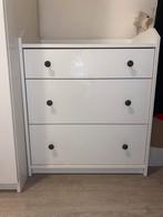 Witte Ikea Commode, Huis en Inrichting, Kasten | Ladekasten, 3 of 4 laden, Ophalen, Zo goed als nieuw