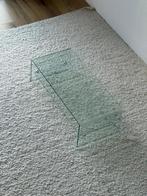 Glazen salontafel, Huis en Inrichting, Tafels | Salontafels, Minder dan 50 cm, 50 tot 100 cm, Ophalen of Verzenden, Glas