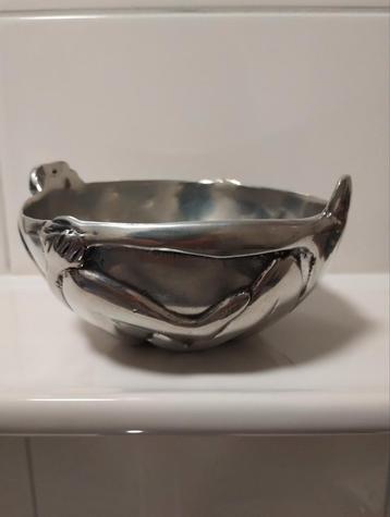 Carrol Boyes verzilverd tinnen schaaltje /grote kom beschikbaar voor biedingen