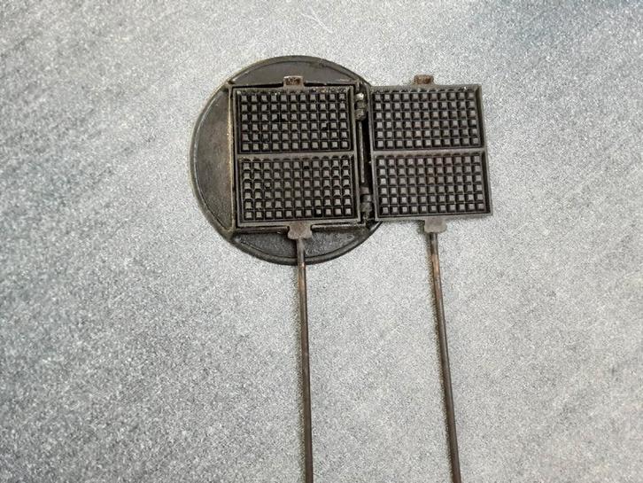 Oud Gietijzeren Wafelijzer, Antiek en Kunst, Antiek | Keukenbenodigdheden, Ophalen