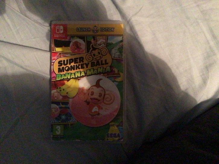 Super Monkey Ball Banana Mania - Switch, Spelcomputers en Games, Games | Nintendo Switch, Zo goed als nieuw, Avontuur en Actie