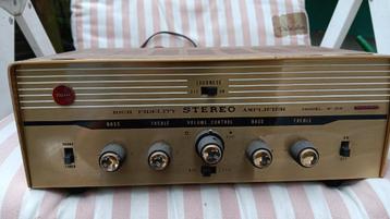 Trio W-24 buizen versterker  (Kenwood)  vintage 1962 beschikbaar voor biedingen