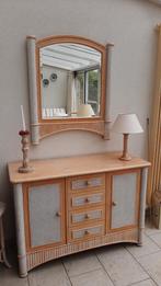 Dressoir met losse spiegel., Ophalen, Zo goed als nieuw, 25 tot 50 cm