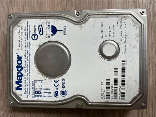 Maxtor DiamondMax Plus 9 120GB IDE HDD, Computers en Software, Harde schijven, Gebruikt, Ophalen of Verzenden