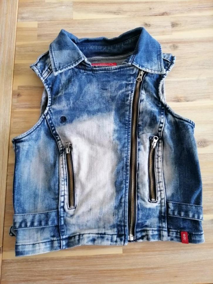 STOER spijkerhesje zonder mouwen merk EDC, Kleding | Dames, Bodywarmers, Zo goed als nieuw, Maat 36 (S), Blauw, Ophalen of Verzenden