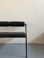 Bieffeplast Postmoderne Bank - Jaren 80 Skai Leer, Ophalen, Bieffeplast, Minder dan 75 cm, Tweepersoons