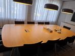 Grote vergadertafel inclusief 2 inbouw stopcontactdozen, Ophalen, Gebruikt
