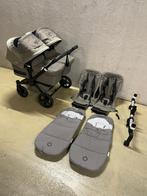 Bugaboo donkey 5 Twin mineral taupe, Kinderen en Baby's, Kinderwagens en Combinaties, Gebruikt, Verstelbare duwstang, Bugaboo