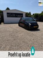 Fiat 500 1.4 T-Jet Abarth Custom Zeer goed onderhouden!, Voorwielaandrijving, Gebruikt, 4 cilinders, Zwart