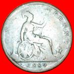 Ⰶ MISTRESS OF SEAS: GREAT BRITAIN PENNY 1889! SHIP! VICTORIA, Postzegels en Munten, Munten | Europa | Niet-Euromunten, Verzenden
