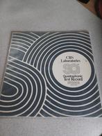 Quadraphonic Test LP - CBS Laboratories SQT-1100, Ophalen of Verzenden, Gebruikt, 12 inch