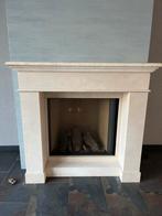 Beige natuursteen schouw, Huis en Inrichting, Ophalen, Zo goed als nieuw, Inbouwhaard, Overige soorten