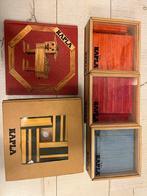 Kapla Houten Bouwstenen + boekjes (2 stuks), Ophalen, Zo goed als nieuw, Losse stenen