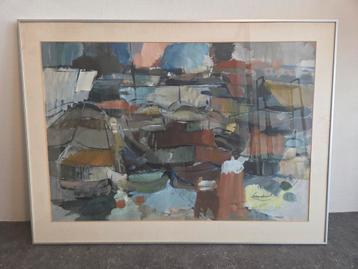 Schilderij, gesigneerd: Wesseling beschikbaar voor biedingen