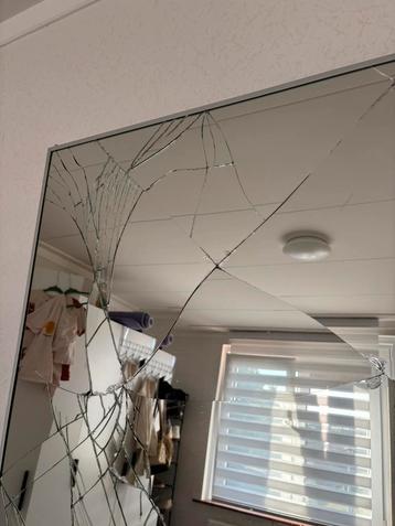 Aluminium spiegel groot