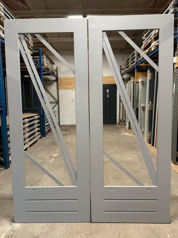 opruiming tuindeuren, Doe-het-zelf en Verbouw, Deuren en Horren, Nieuw, Buitendeur, 200 tot 215 cm, Hout, Ophalen