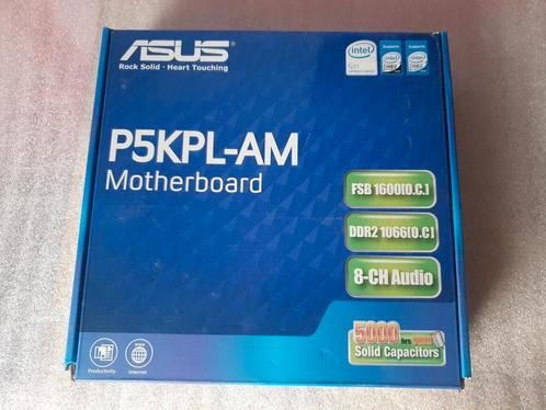 ASUS P5KPL-AM Moederbord + Intel Pentium + RAM + Doos & I/O, Computers en Software, Moederborden, Zo goed als nieuw, Intel, DDR2