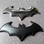 Batman 3D chroom zwart metalen logo badge embleem sticker, Verzenden, Nieuw, Auto of Motor