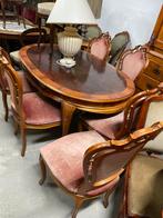 Uitshuifbare eettafel 6 stoelen, Ophalen of Verzenden