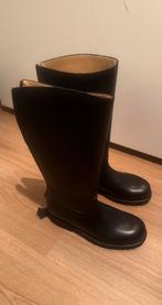 Zwarte leren laarzen, Ophalen of Verzenden, Nieuw, Zwart, Boots