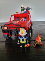 Playmobil brandweer jeep, Ophalen of Verzenden, Zo goed als nieuw