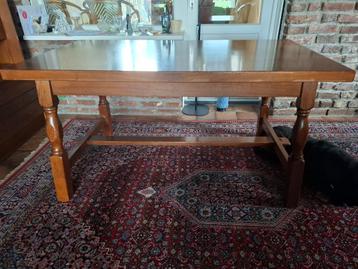 Vintage Eiken Eethoek - Tafel & Stoelen beschikbaar voor biedingen