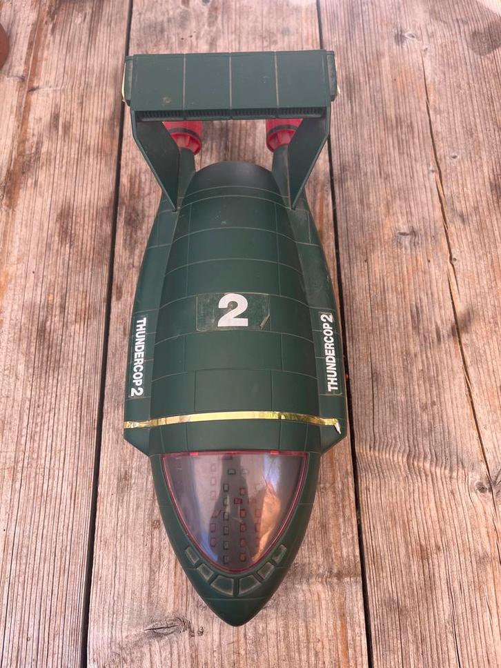 Vintage raket Thunderbirds 2, Antiek en Kunst, Antiek | Speelgoed, Ophalen of Verzenden