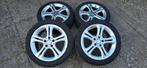 Mercedes Benz 17 inch LM Velgen met Zomerbanden A Klasse, Auto-onderdelen, Ophalen, Gebruikt, Banden en Velgen, 17 inch