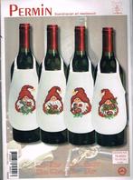 Cado permin borduurpakket , div. sets flessenhangers KERST, Ophalen of Verzenden, Nieuw, Handborduren, Borduurpakket
