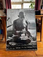 Poster Mahtma Gandi, Verzamelen, Rechthoekig Staand, Met lijst, Deurposter of groter, Ophalen of Verzenden