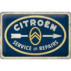 Citroen service and repairs relief reclamebord van metaal, Ophalen of Verzenden, Nieuw, Auto's