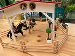Schleich ruiterschool met accessoires, Ophalen, Zo goed als nieuw