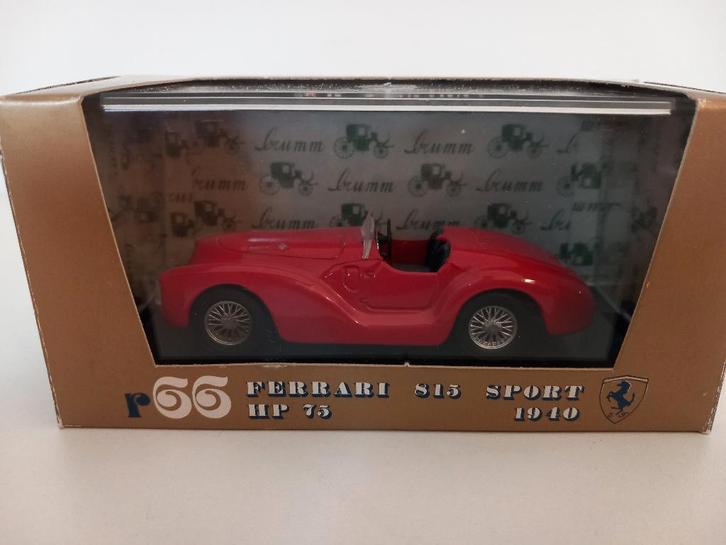 Brumm 1:43 Ferrari 815 Sport R66, Hobby en Vrije tijd, Modelauto's | 1:43, Zo goed als nieuw, Auto, Overige merken, Ophalen of Verzenden