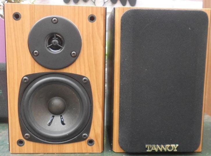 Tannoy Mercury mR b/Ey ZWARTE uitvoering..., Audio, Tv en Foto, Luidsprekers, Zo goed als nieuw, Front, Rear of Stereo speakers