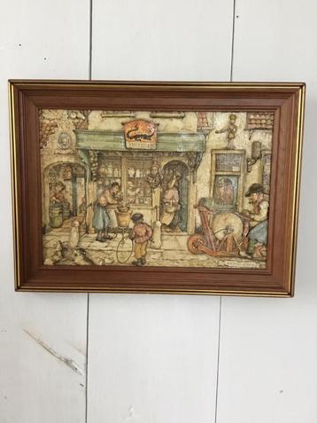 Reproductie schilderij Anton Pieck beschikbaar voor biedingen