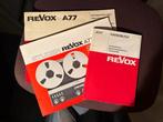 Revox boekjes, Audio, Tv en Foto, Bandrecorders, Ophalen of Verzenden, Onderdeel