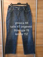 Yessica jeans maat 48 blauw, Ophalen of Verzenden, Zo goed als nieuw, Blauw, Broek of Spijkerbroek