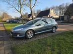 Peugeot 407 2.0 16V SW 2005 Grijs, Auto's, Zwart, 1445 kg, Origineel Nederlands, Handgeschakeld