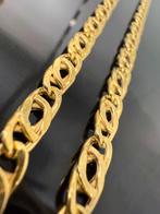 Prachtige 14 karaats gouden valkenoog schakel ketting, Ophalen of Verzenden, Nieuw, Goud